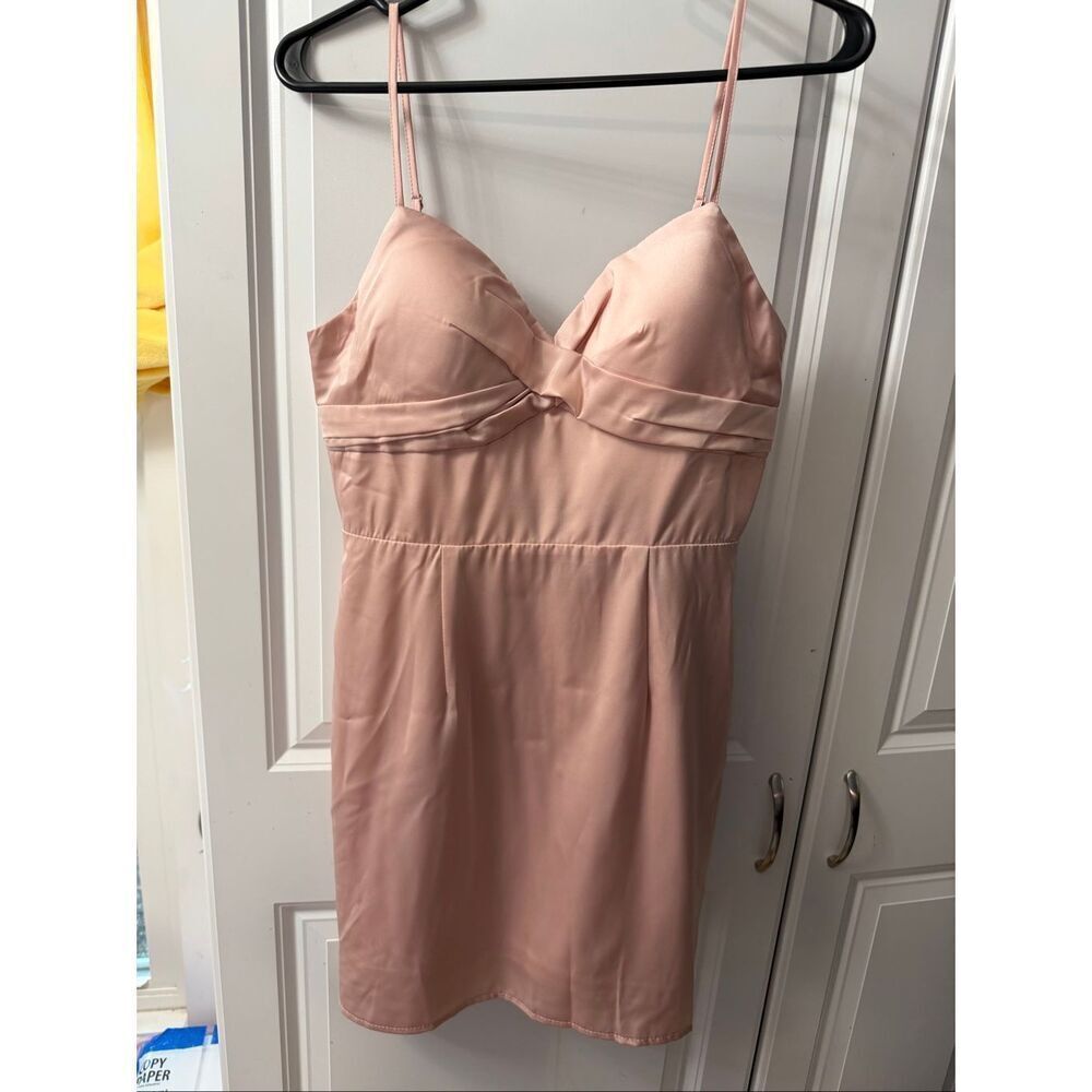 NWT Maniju Blush Pink Cocktail Party Dress Size Medium New
